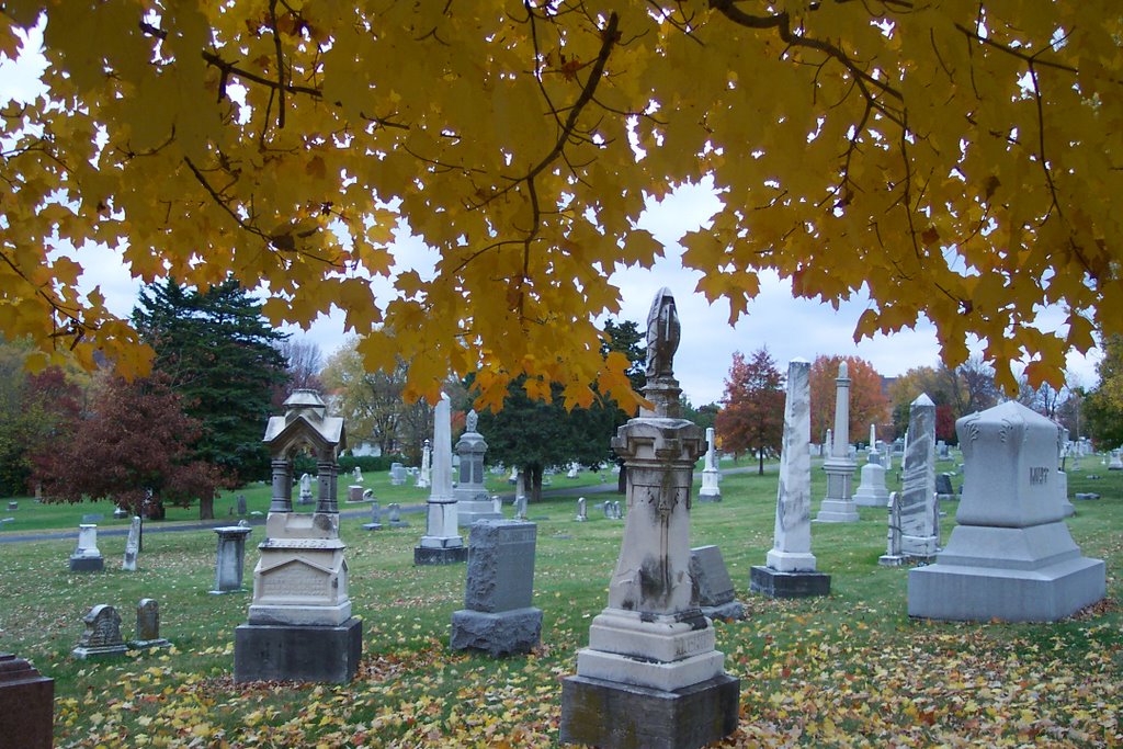 Columbia Cemetrey in Fall
