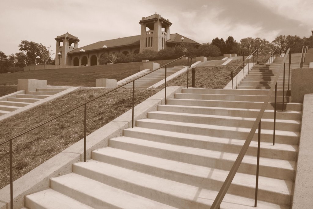 Government Hill staircase below the Worlds Fair Pavilion