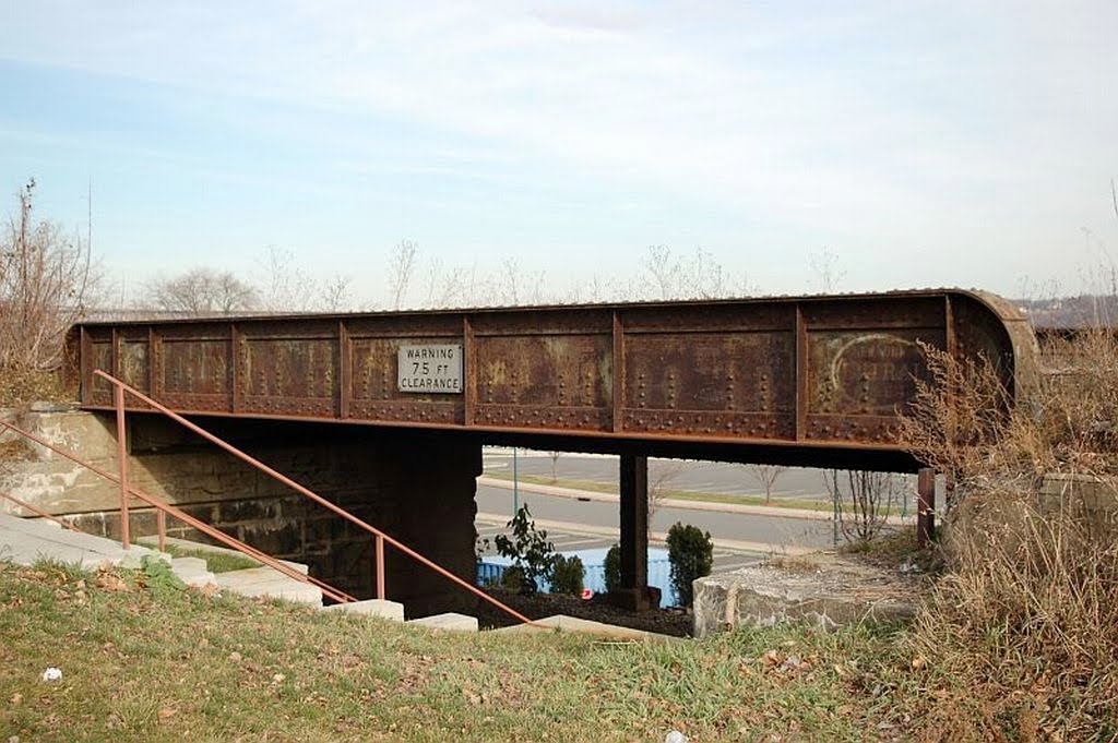 Former New York Central Railroad Through Plate Girder Bridge on the "River Line" at Newburgh, NY