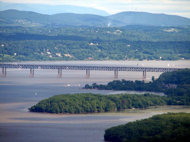 Newburgh-Beacon Bridge from Crows Nest Mountain