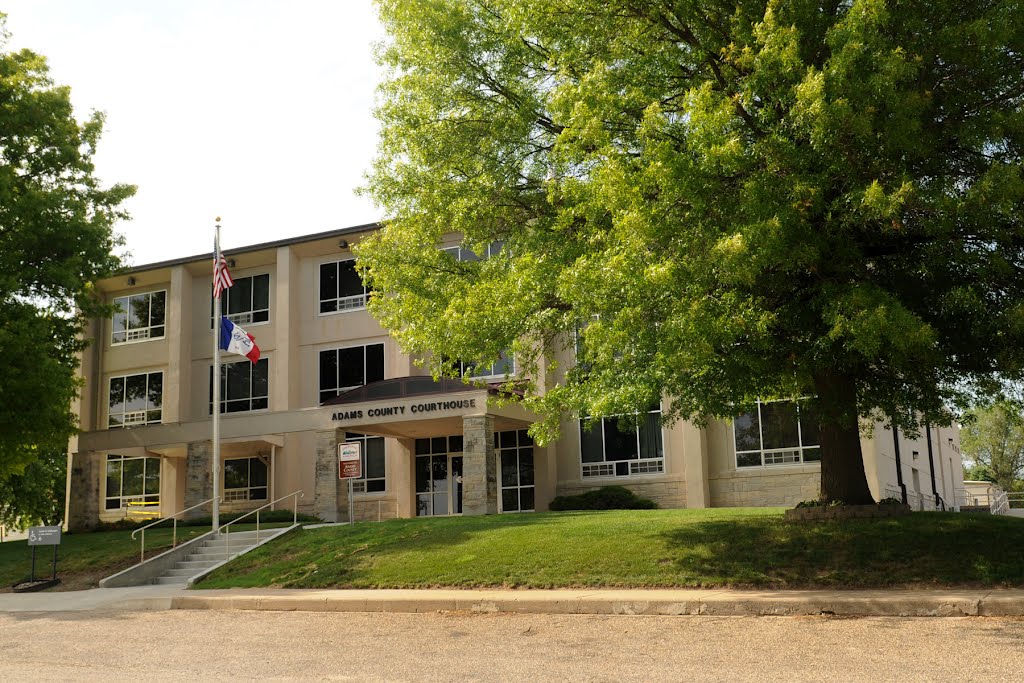 Adams Co. Courthouse (1955) Corning, IA 6-2012