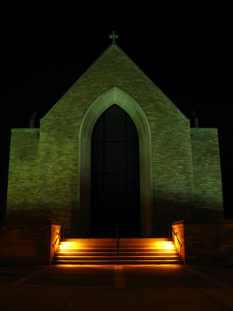Seminary Chapel at Night