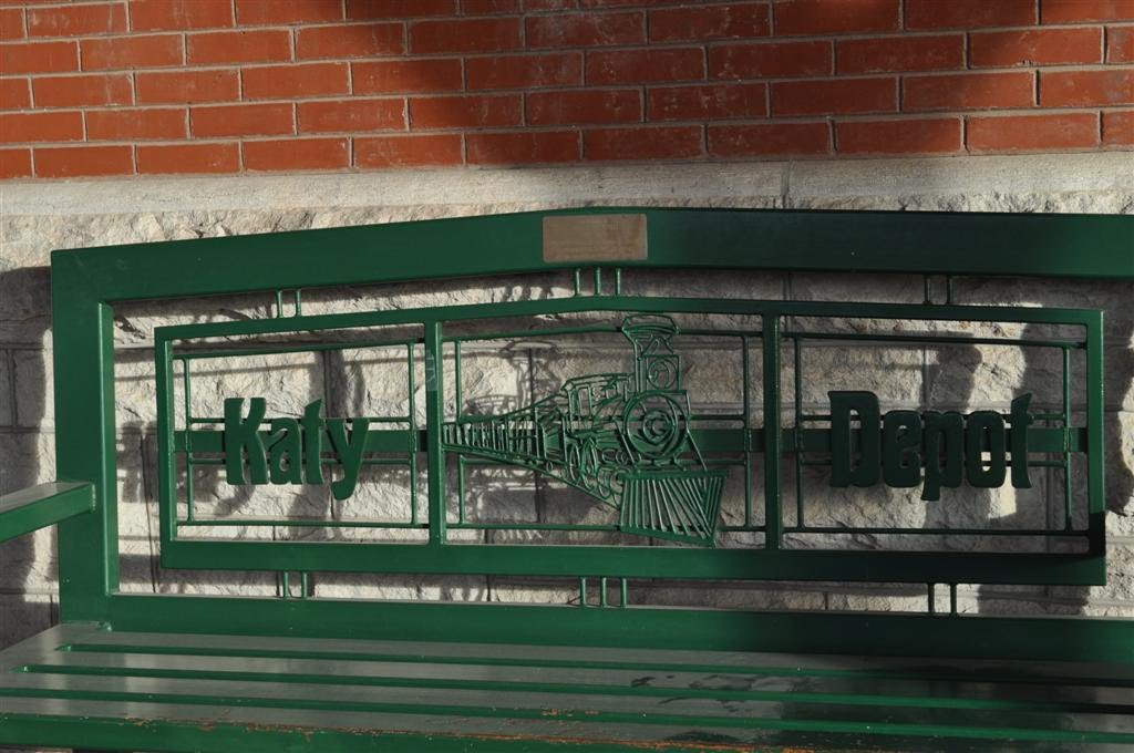 Katy Depot bench, Sedalia, MO