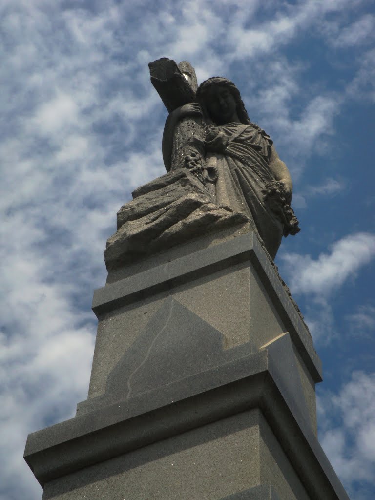 Mary with Cross Memorial, Crown Hill Cemetery, Sedalia MO