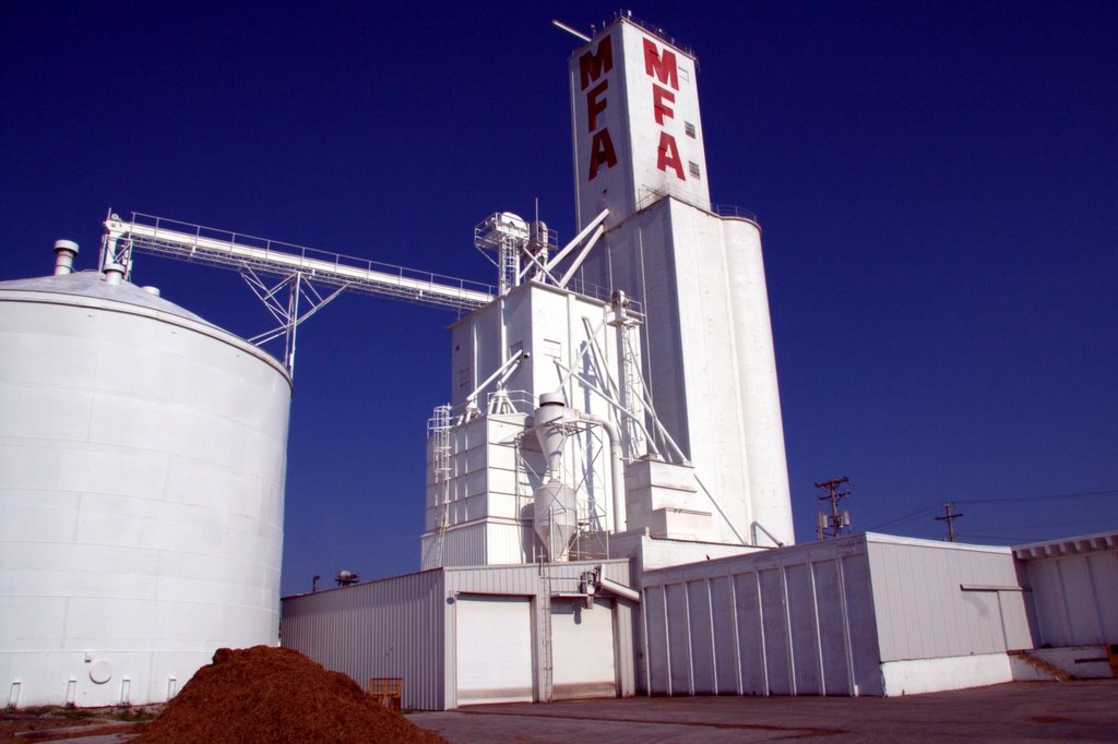 Columbia elevator (Missouri Farmers Association)