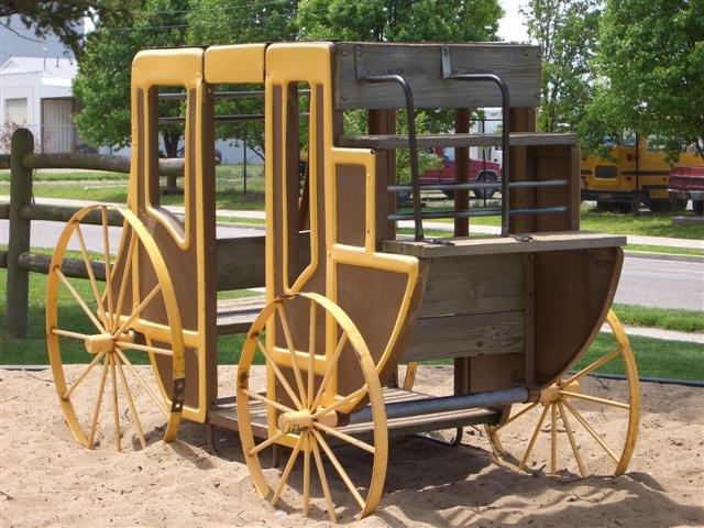 Stagecoach playground equipment,St.Joseph,MO