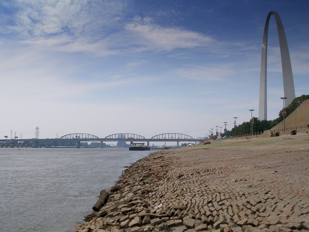 St.Louis, Mississippi and Arch