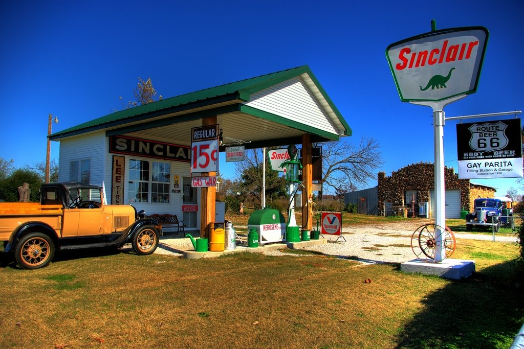 Route 66 Replica Gas Station