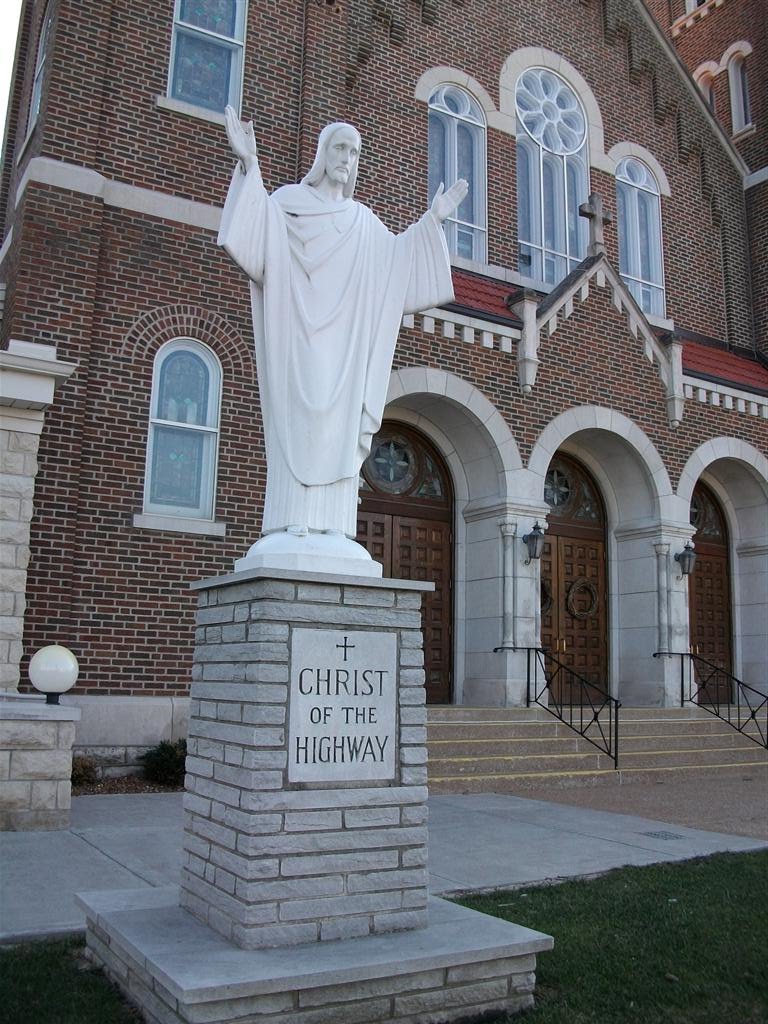 Christ of the Highway statue, Immaculate Conception Church, Jefferson City, MO