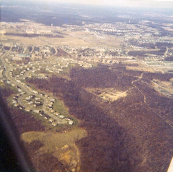 Ft.Leonard Wood,Mo. from the air  1970