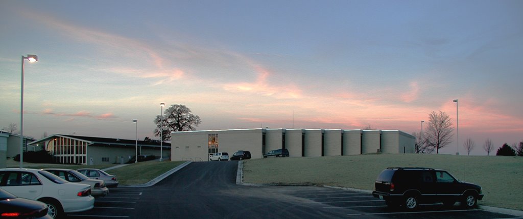 OCC Library at sunset