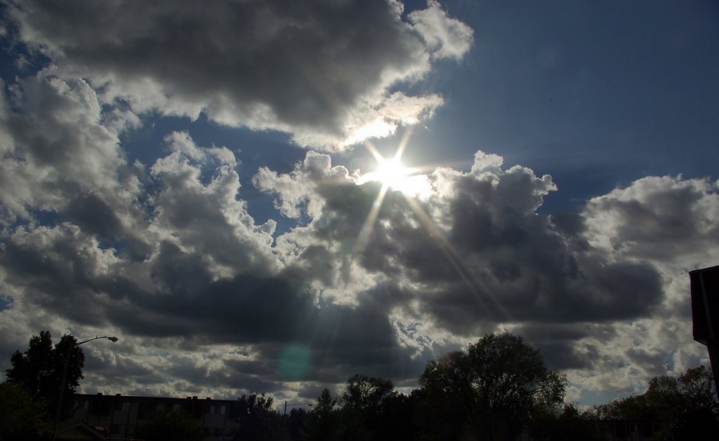 Rain clouds forming