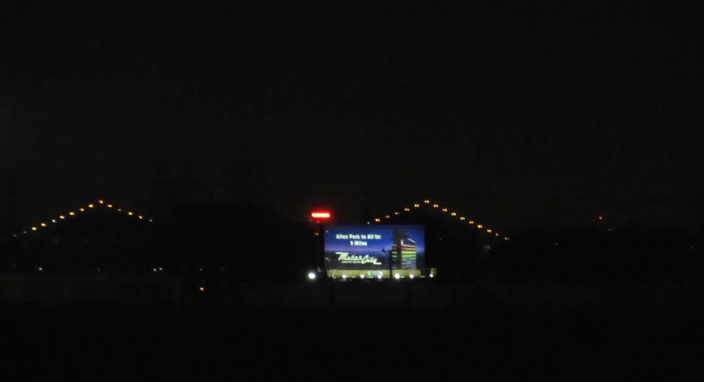 Ambassador Bridge and Ceasars Windsor