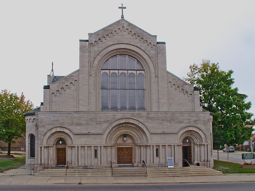 40) Battle Creek MI, Capital Ave - St Philip Catholic Church [G10]