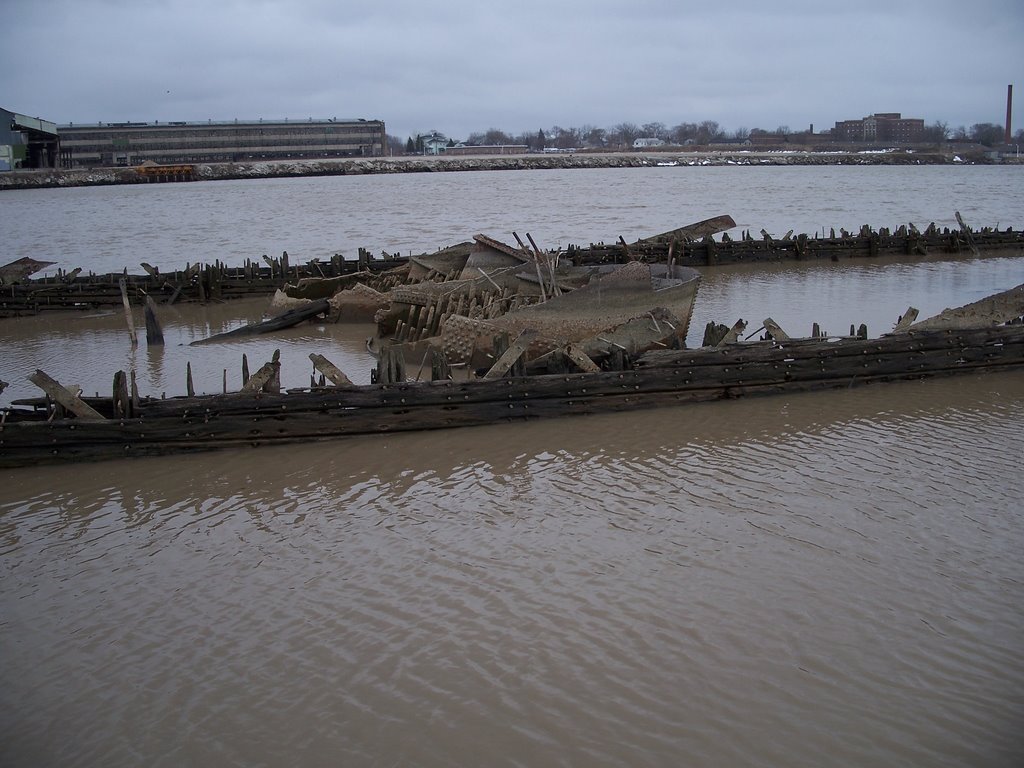 Steamship boilers rusting away