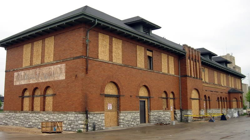 Bay City Pere Marquette Depot under renovation