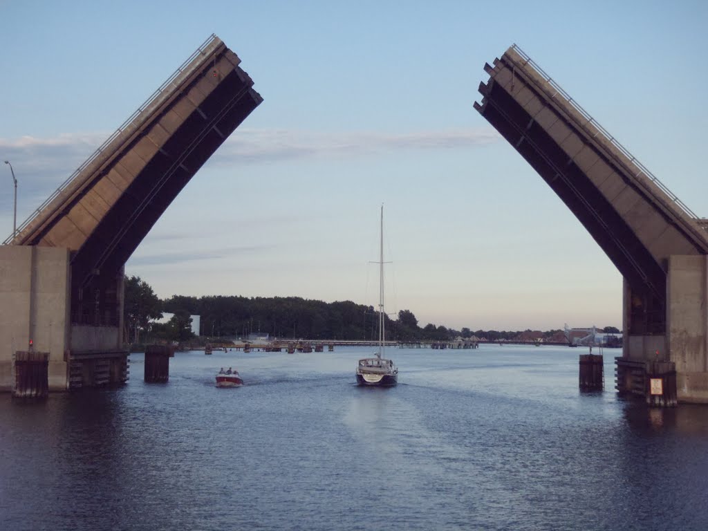 The Independence Bridge Opening in Bay City, Michigan