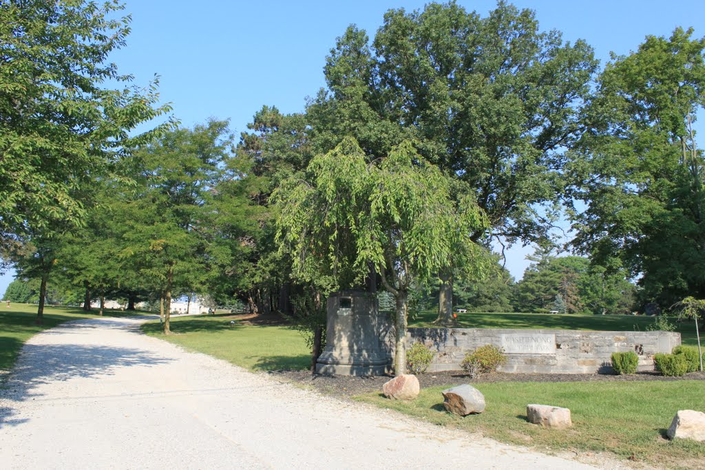Entrance to Washtenong Memorial Park, 3771 Whitmore Lake Road, Ann Arbor, Michigan