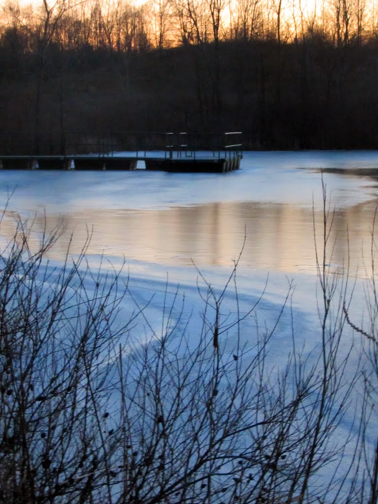 Olson Pond at dusk