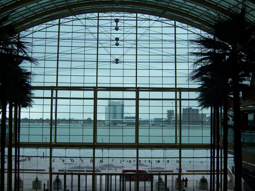 View across of Detroit River