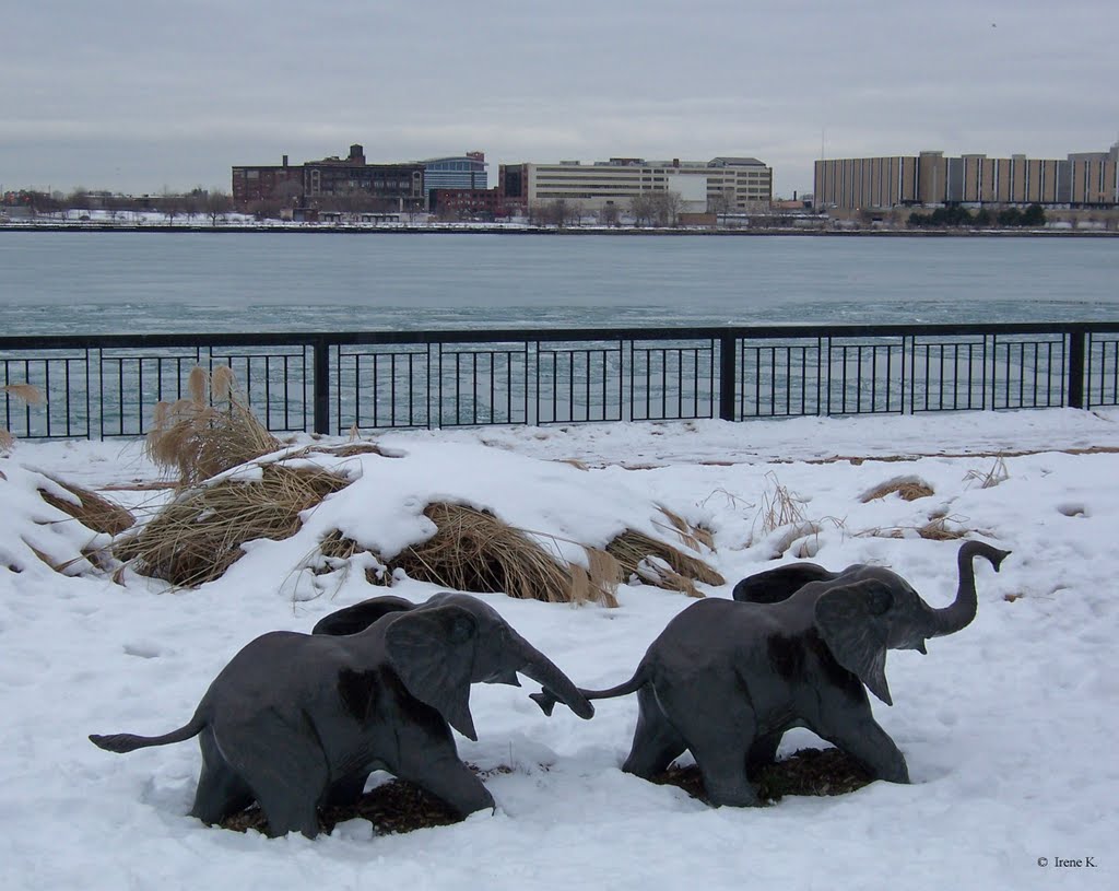 "Tembo" by Derrick Stephan Hudson - Odette Sculpture Park, Windsor, ON, Canada