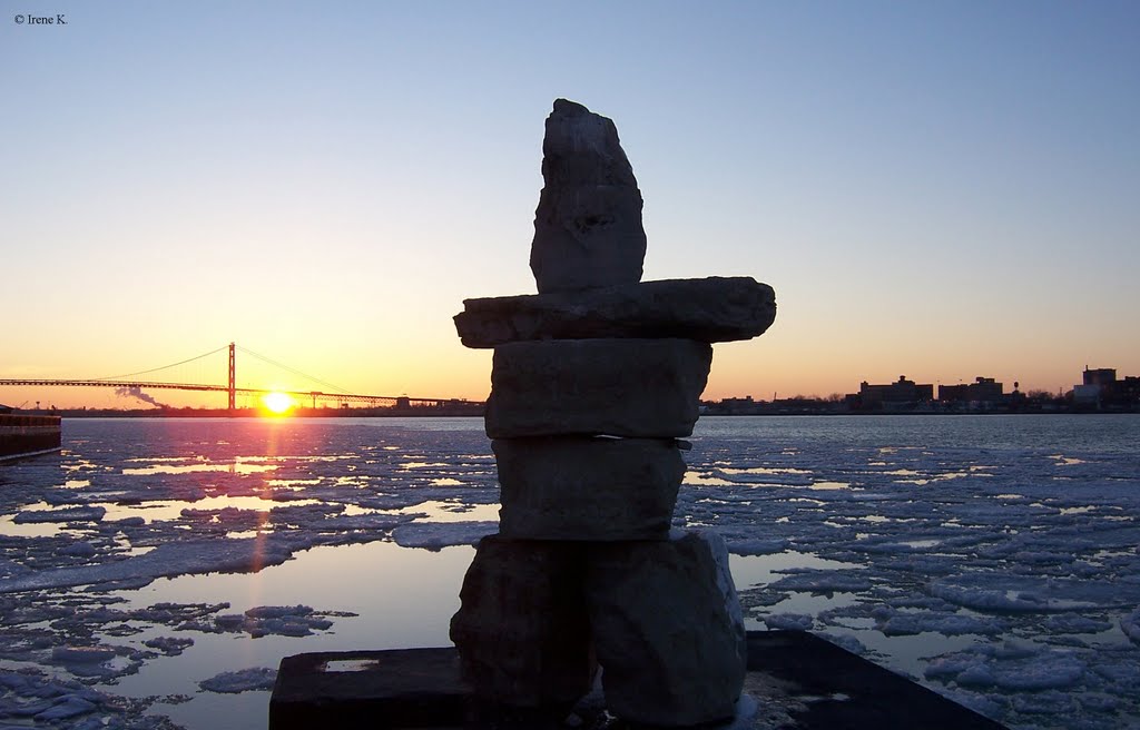 Inukshuk - Odette Sculpture Park, Windsor, ON, Canada