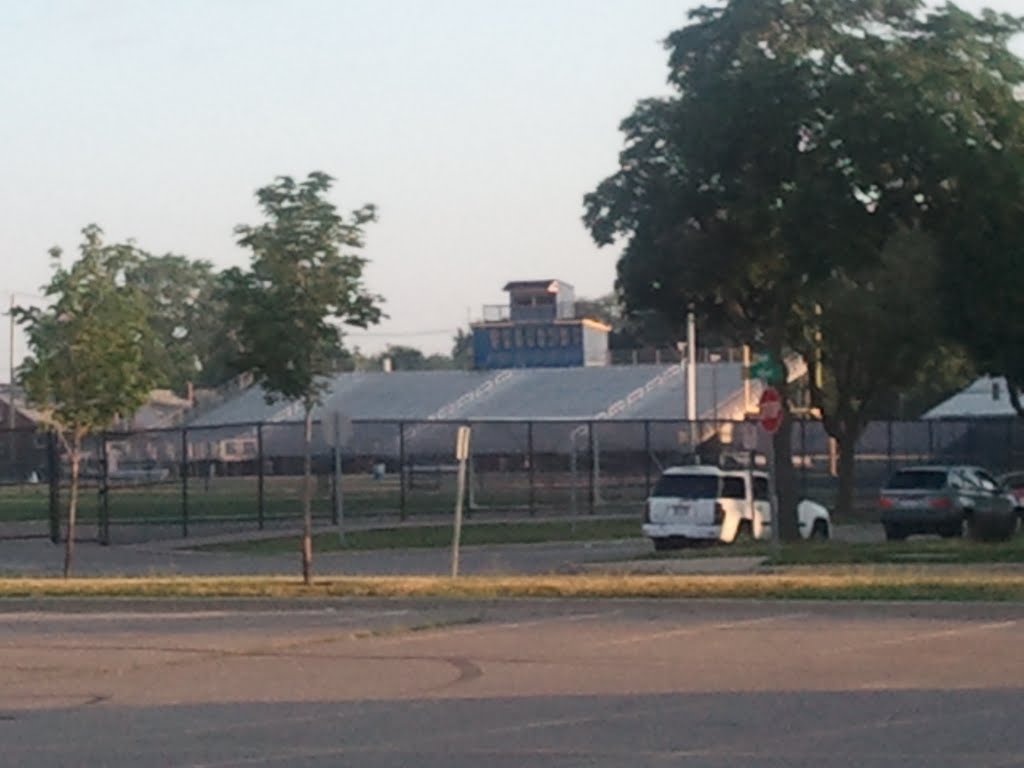 Fordson Football field home bleachers