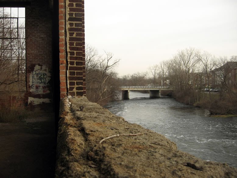 view of Huron River from inside