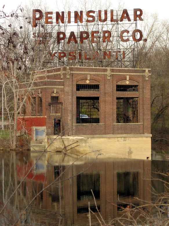 last standing building of Peninsular Paper Mill, c.2006