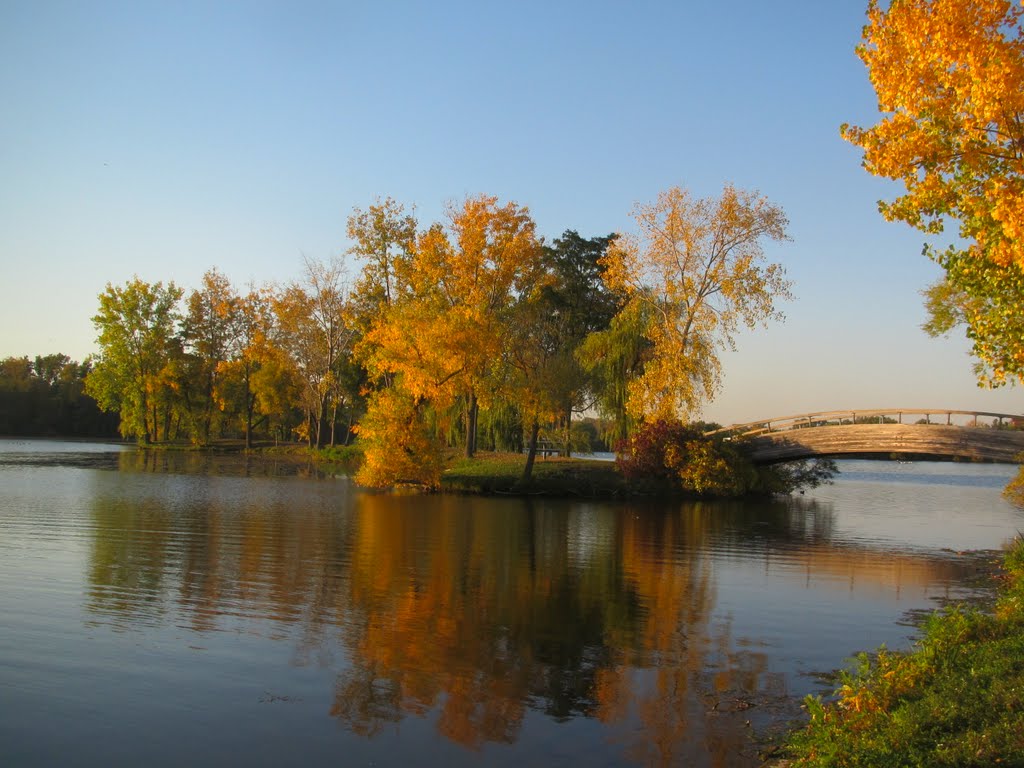 Close to the sunset time in North Bay Park
