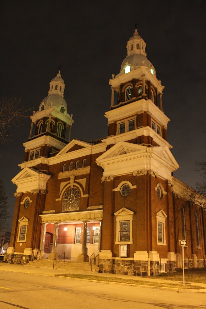 First Presbyterian Church at Night, (1857), Ypsilanti, Michigan