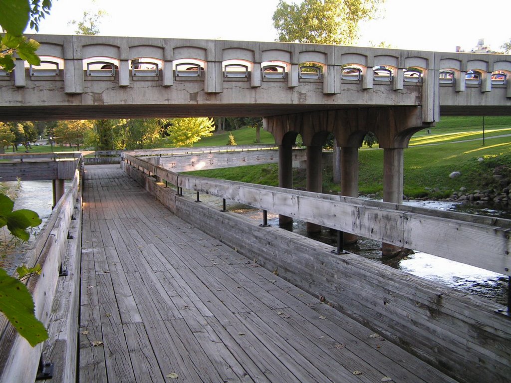 Frog Island Park Wood Bridge