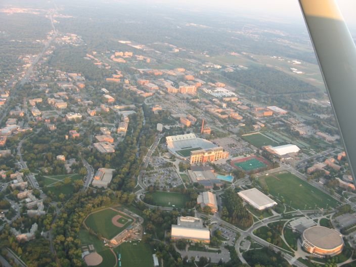 MSU Campus from 3000 feet