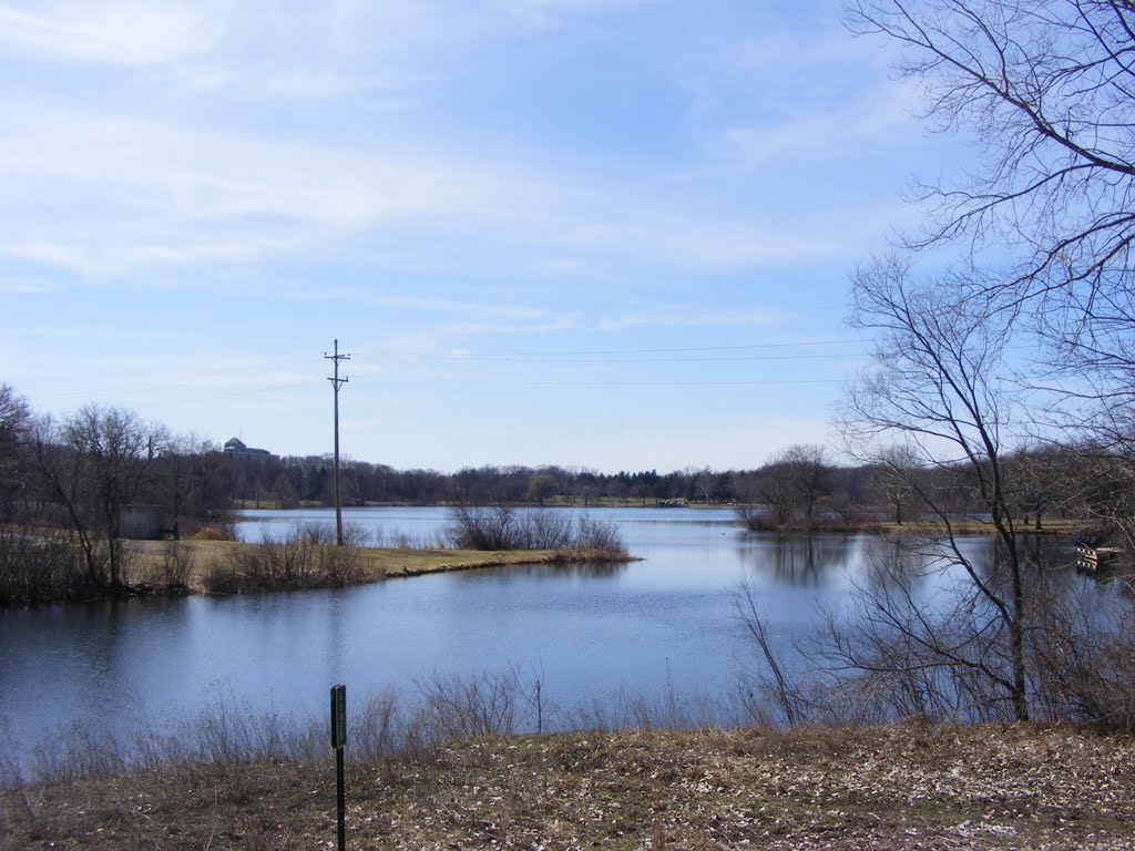 Spring view of Spring Valley Park, Kalamazoo, MI