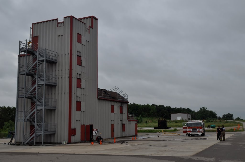 Burn tower for firefighters training. Kalamazoo, MI