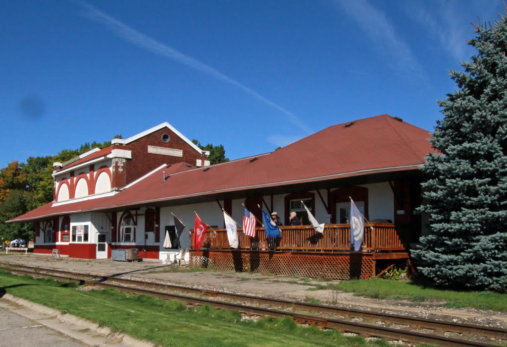 Cadillac, MI train station, October 2011