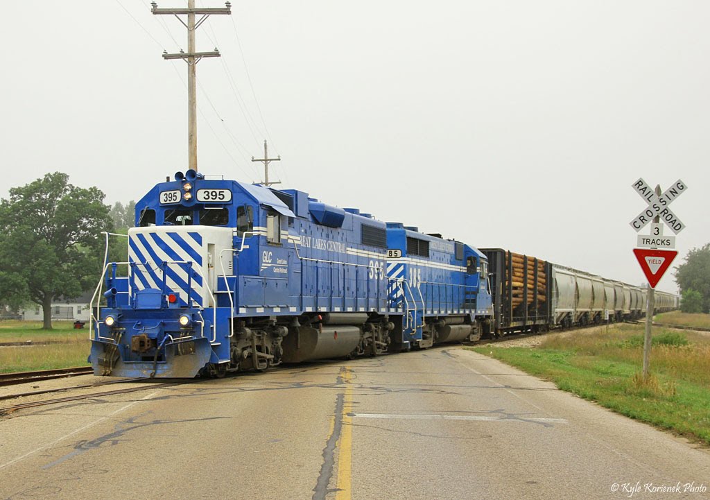 GLC CSTN Blocks Traffic On Wright St. As It Switches Selma Yard