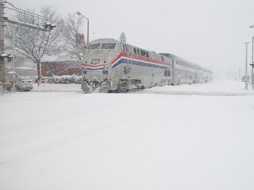 Amtrak 365 The International, Kalamazoo, MI December 2001
