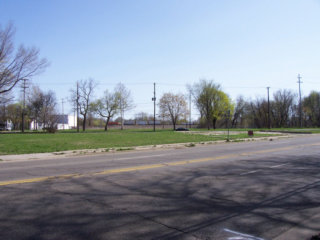 Rerouted Piggyback Trains pass through Kalamazoo - First Rerouted Train (20060417)
