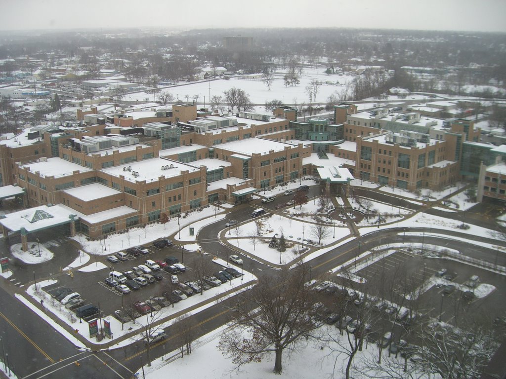 Bronson Hospital From SkyRise Apts.