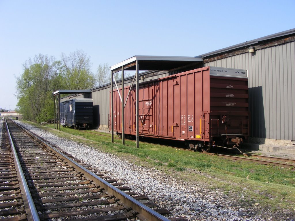 Boxcars Spotted at Arvco Containers, Kalamazoo, MI