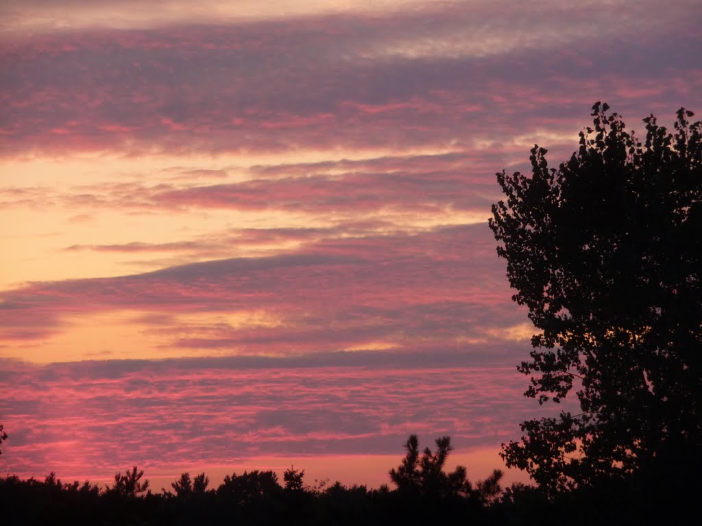 A colorful end to the day