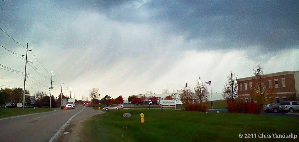Rain falls over Kentwood
