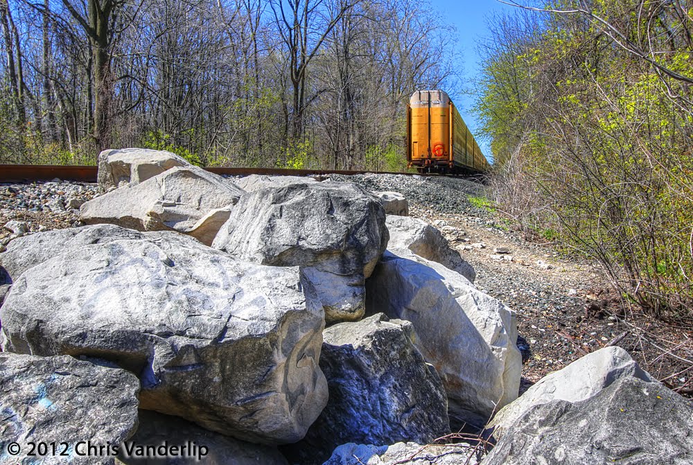 Train Waiting at Plaster Creek