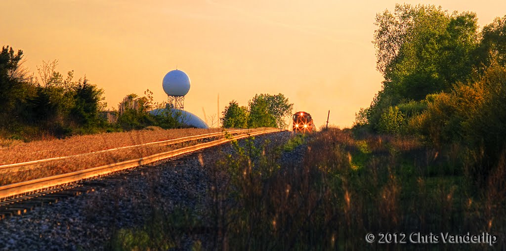 Train Coming Over the Horizon
