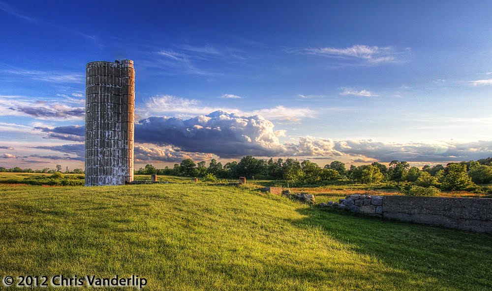 Silo on Patterson in the Evening II