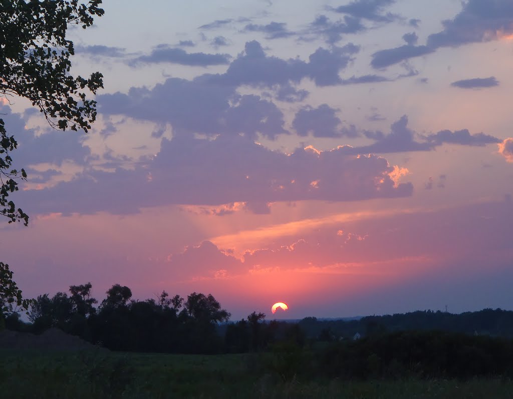 Glowing end to the day