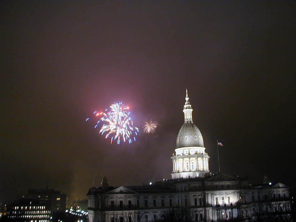 Michigan Capitol Fireworks
