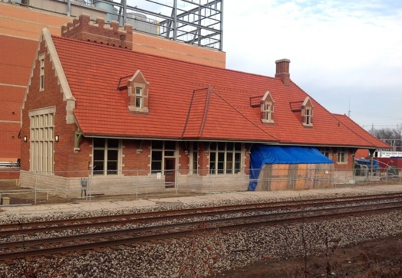 Former Grand Trunk Western Train Station, Lansing, Michigan, January 2013