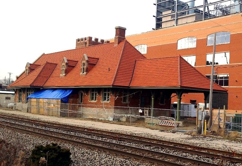 Former Grand Trunk Western Train Station, Lansing, Michigan, January 2013